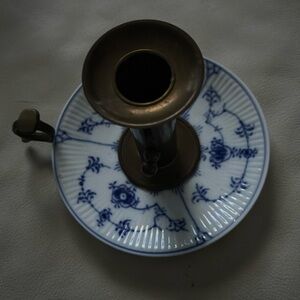 Royal Copenhagen Denmark Blue Candlestick